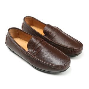Chocolate premium leather loafer