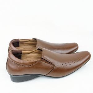 Brown Dot Premium Leather Shoe