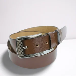 Chocolate Premium Leather Belt