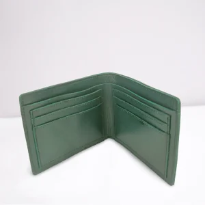 Premium Green Leather Wallet – Stylish & Durable